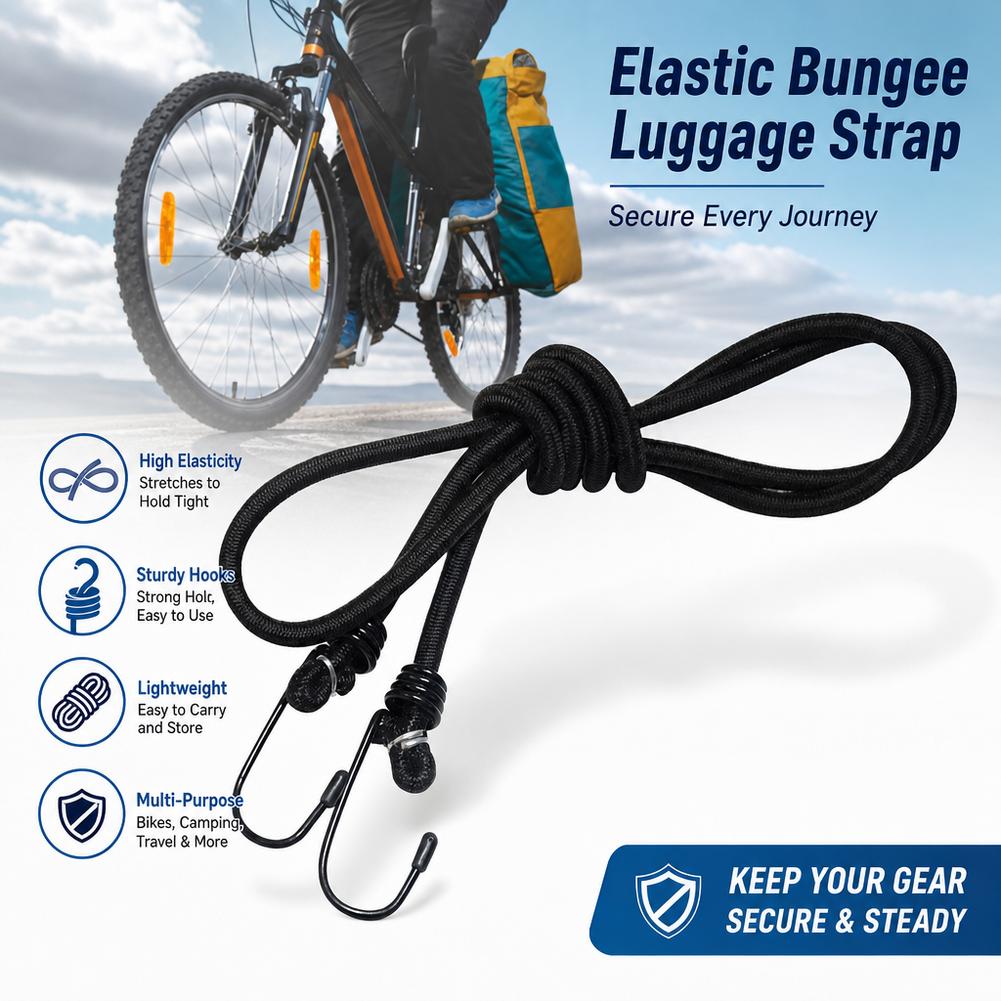 Motorcycle Gear Wall Mount - Cordas Elásticas de Alta Elasticidade, Corda