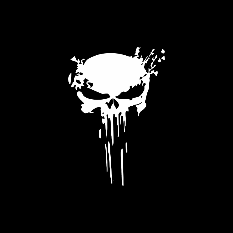 Motorcycle Gear Pattern - Motocicleta Reflective Skull Stickers, Decalque à