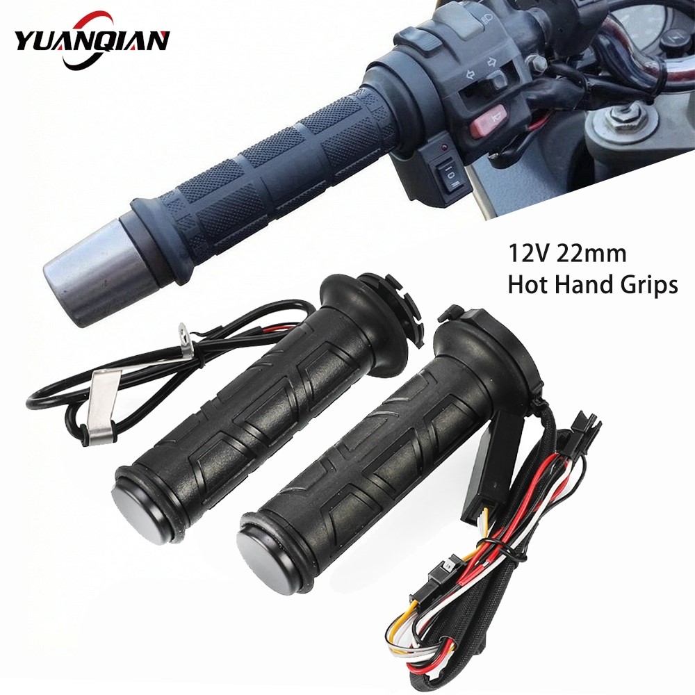 Handlebar Grip Heated - Punhos Aquecidos 12V 22mm para Loncin