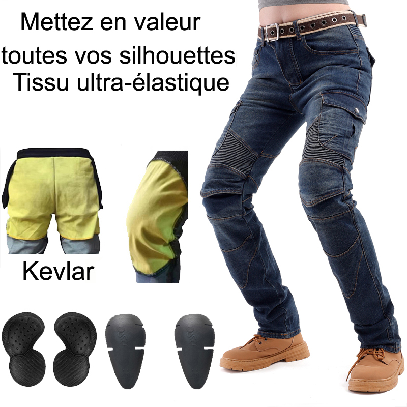 Motorcycle Gear Women Pants - Calças de Motocicleta Femininas em Kevlar,