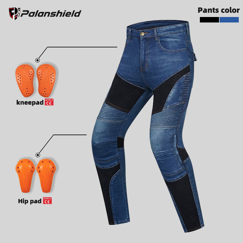Motorcycle Gear Blue - Motocicleta ao ar livre calças dos
