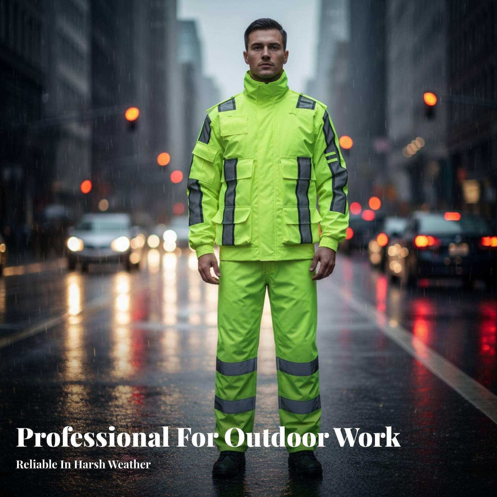 Conjunto de Chuva Refletivo de - Motorcycle Gear Jacket avaliação e preço