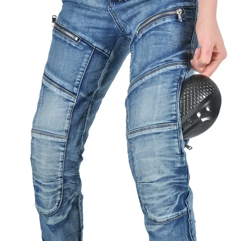Calças Jeans Femininas Persona - Motorcycle Gear Women Pants avaliação e preço