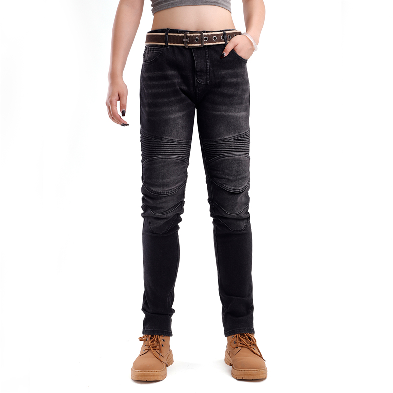 Calça jeans feminina para moto - Motorcycle Gear Women Pants avaliação e preço