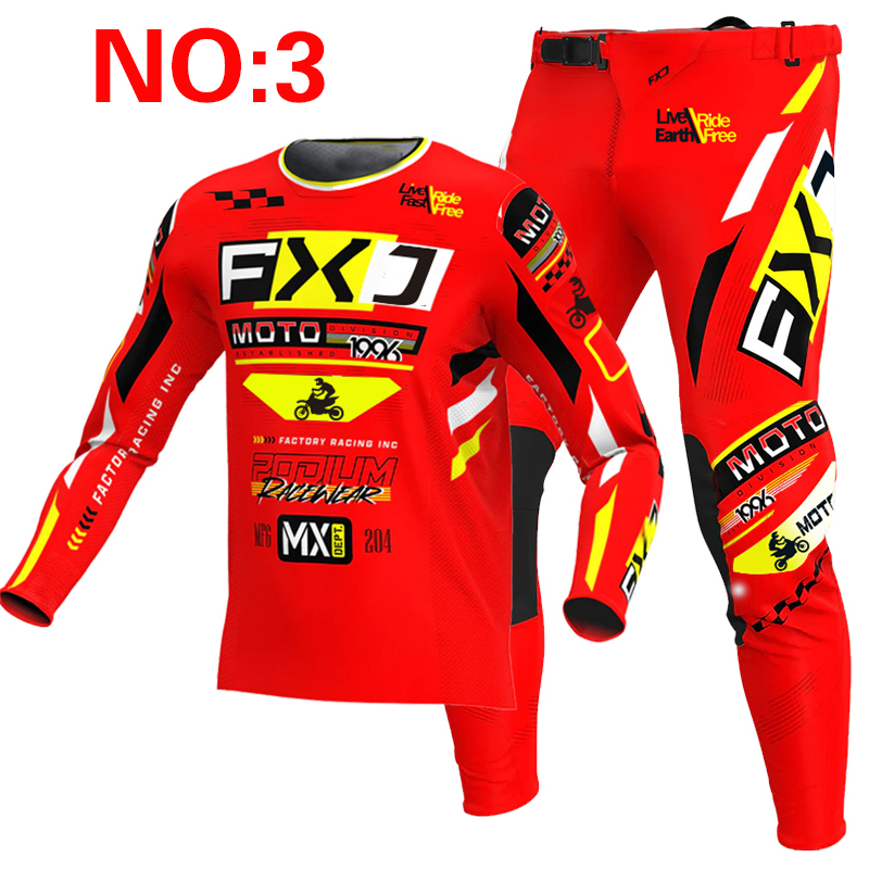2025 FXJ motocross camisa e ca - Motorcycle Gear Blue avaliação e preço
