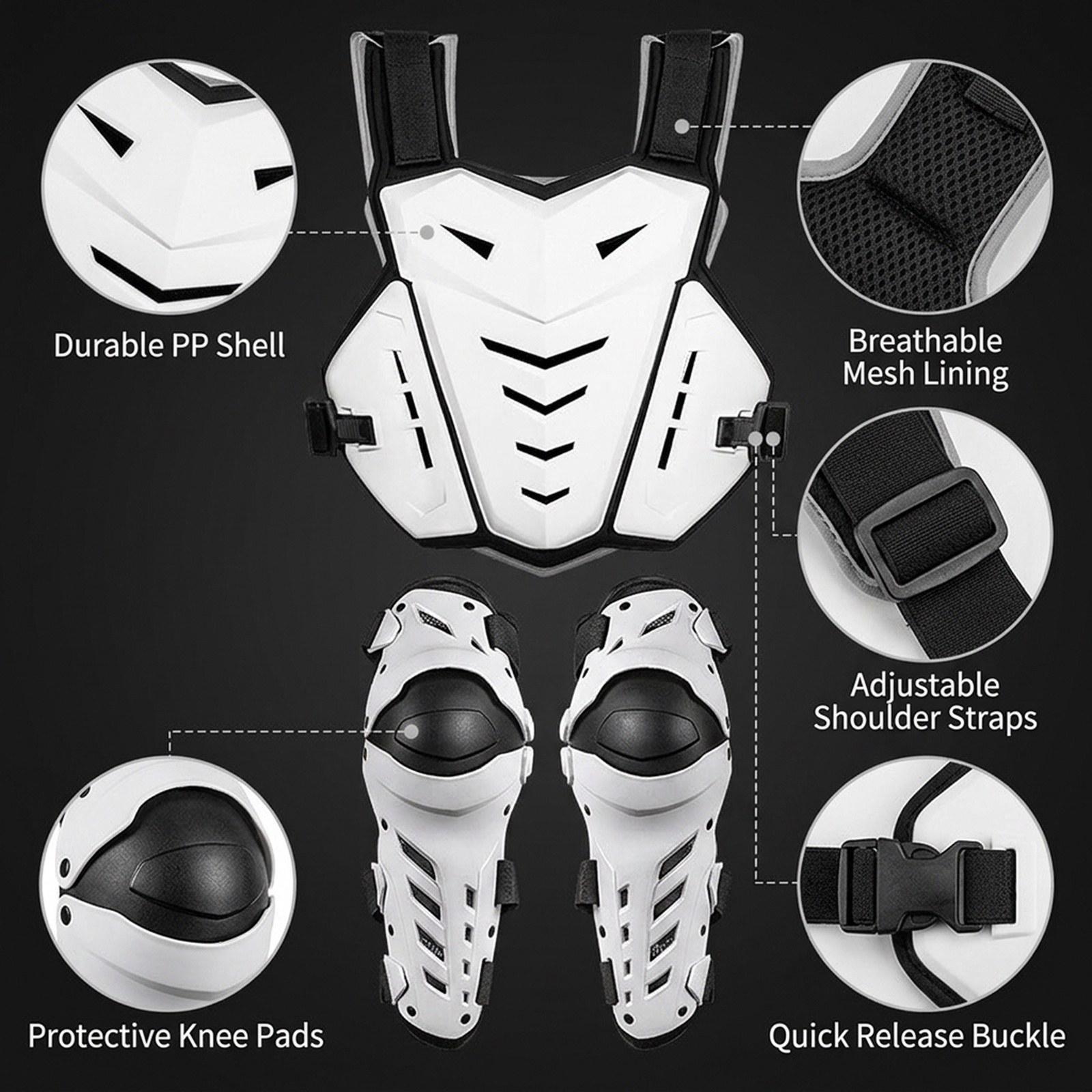 Protetor de Peito Ergonômico,  - Motorcycle Gear Mens avaliação e preço