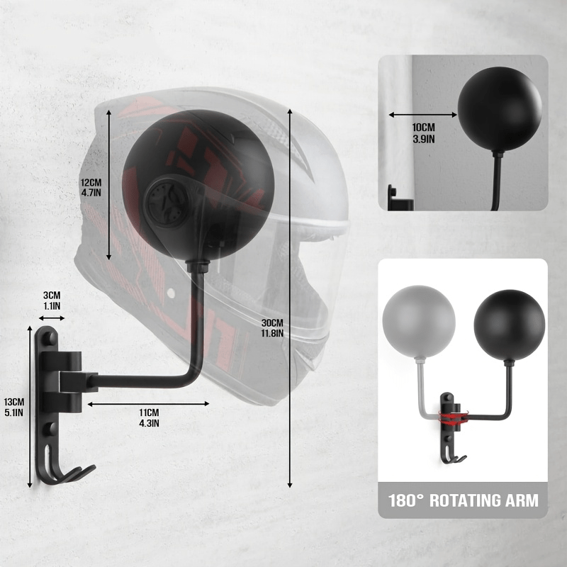 Suporte para Capacete em Liga  - Motorcycle Gear Wall Mount avaliação e preço